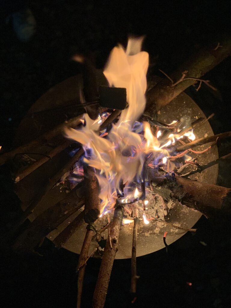 fogata en rivabella ecolodge